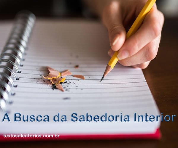 a busca da sabedoria interior